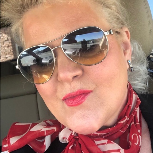 Dior Addict Red silk scarf 14x56 - Picture 2 of 4